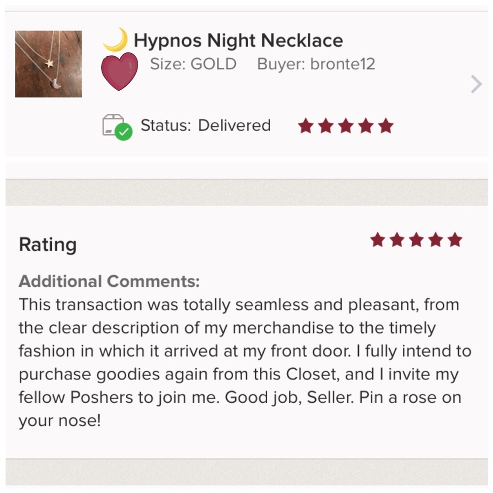 Hypnos GOLD Night Layered Necklace With Gift Box - Picture 3 of 6